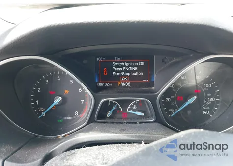 2016 Ford Focus Titanium z USA, uszkodzony, nr VIN 1FADP3N27GL256143